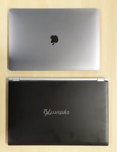 Oryx Pro vs Mac Book Pro 2018 Size